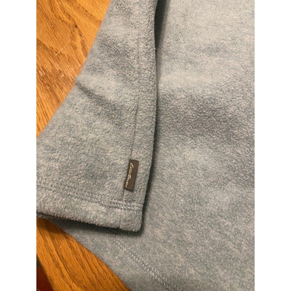 Eddie Bauer Women's Long Sleeve 1/4 Zip Soft Fleece - Size S Sea Green - Picture 2 of 6
